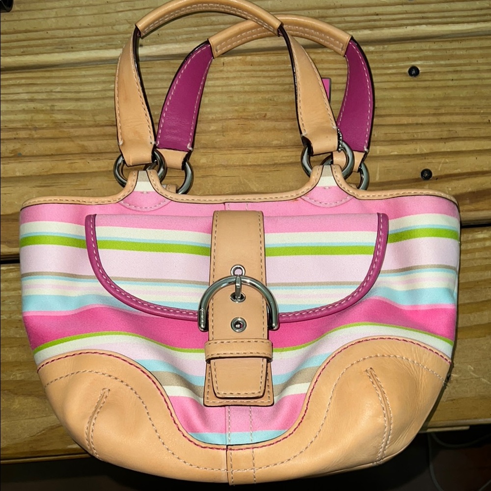 Vintage Coach Hamptons Tote Bag